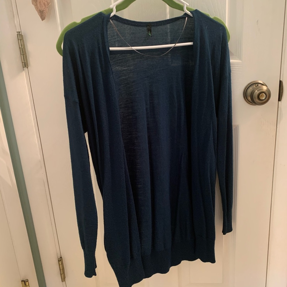 United Colors of Benetton Open Navy Cardigan